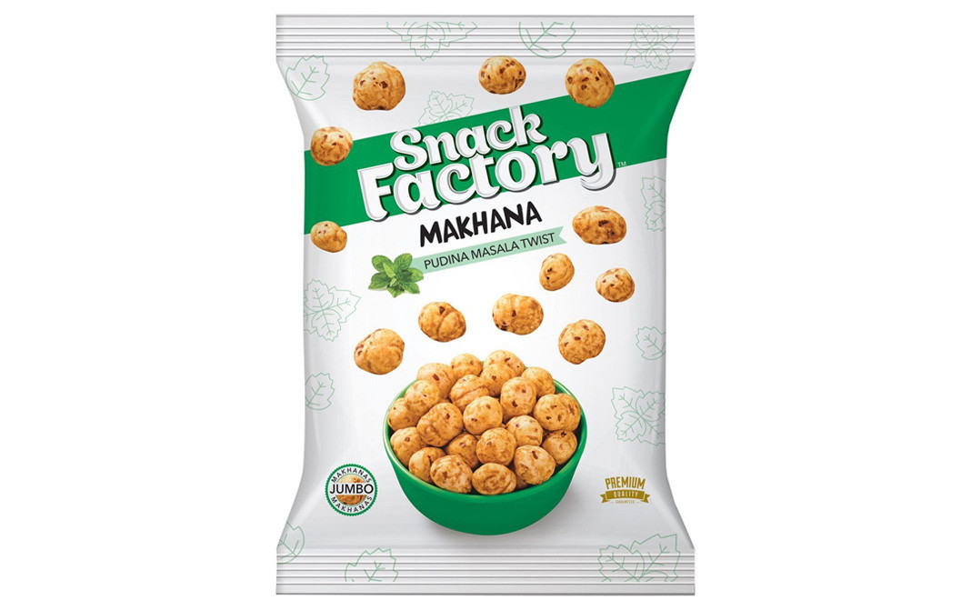 Snack Factory Makhana (Pudina Masala Twist)   Pack  20 grams